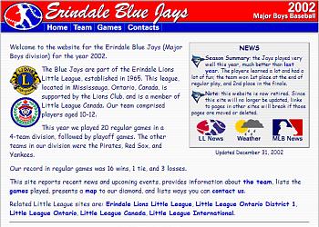 Erindale Blue Jays 2002